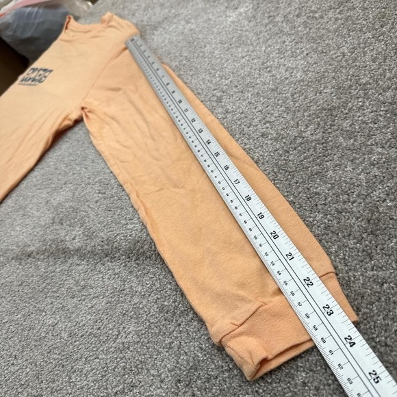 RVCA Peach Long Sleeve T-Shirt Small Surf Skate Casual Tee - Picture 5 of 8